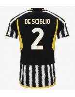 Juventus Mattia De Sciglio #2 Domácí Dres 2023-24 Krátký Rukáv